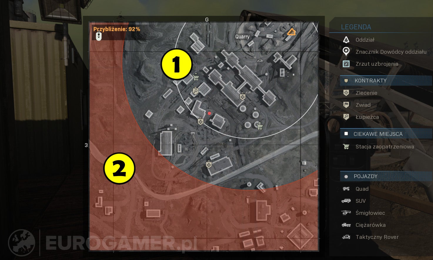 Call of Duty Warzone - krąg: bezpieczna strefa, obszar gry | Eurogamer.pl