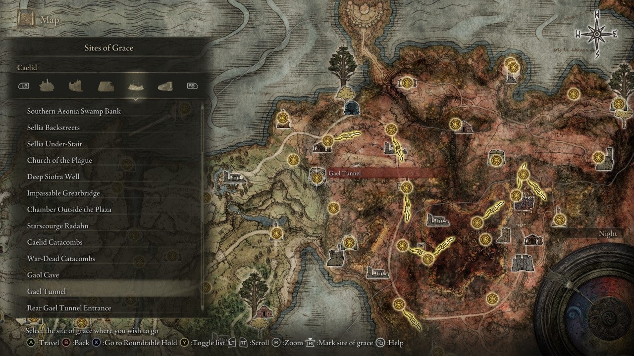 Gael Tunnel Grace in Elden Ring