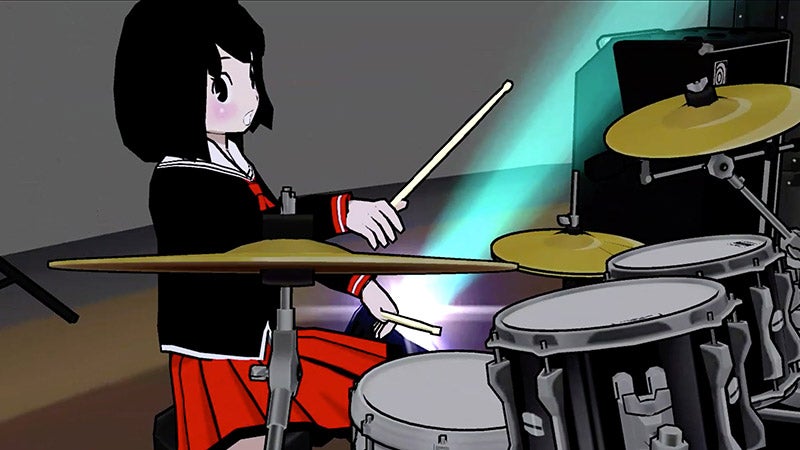 Is Gal Metal the best game about heavy metal drumming schoolgirls ever, or is it just the only one?