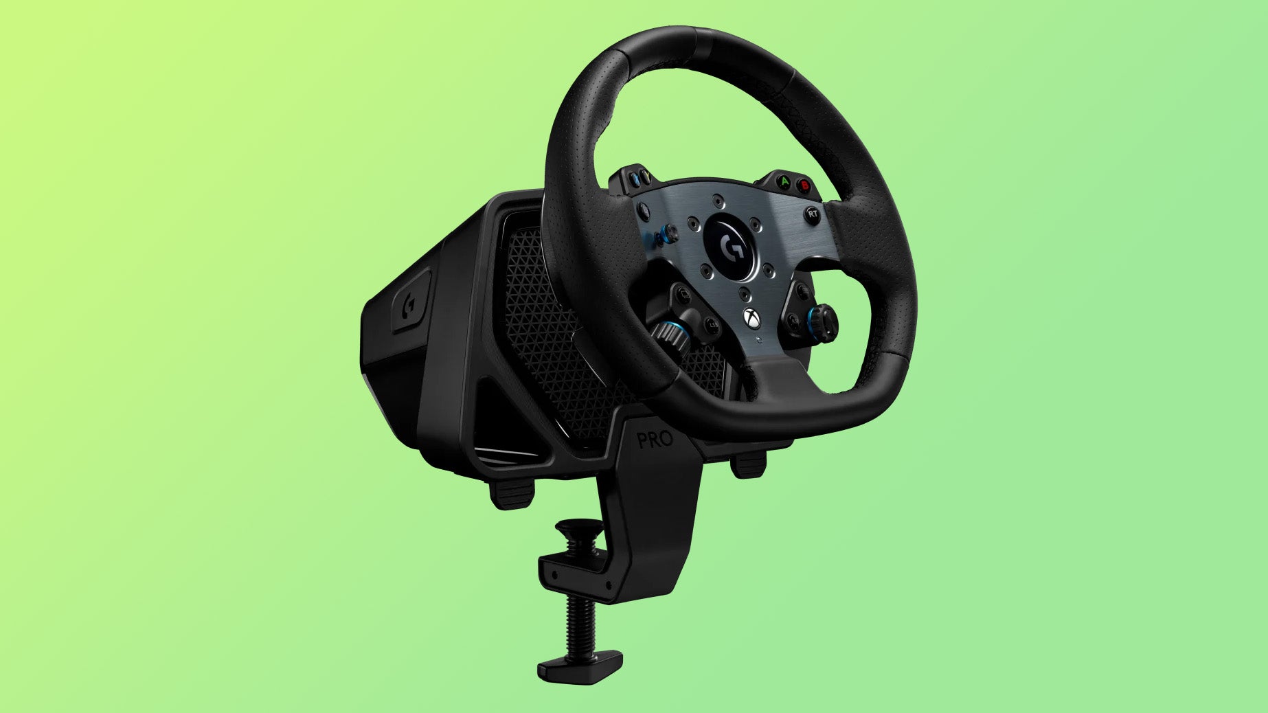 Logitech Pro Racing Wheel, Pro Racing Pedals and Playseat Trophy 