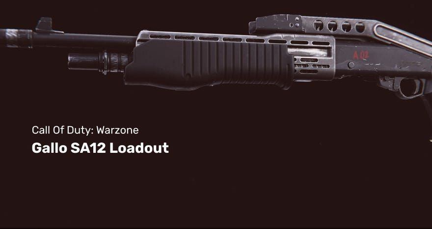 Warzone’s Gallo shotgun on a dark background.