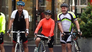 GamesAid cyclists complete third Brighton-Cologne charity ride