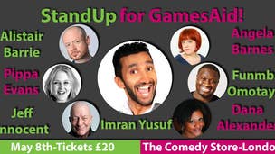 GamesAid invites you to laugh it up for charity at The Comedy Store, London on May 8