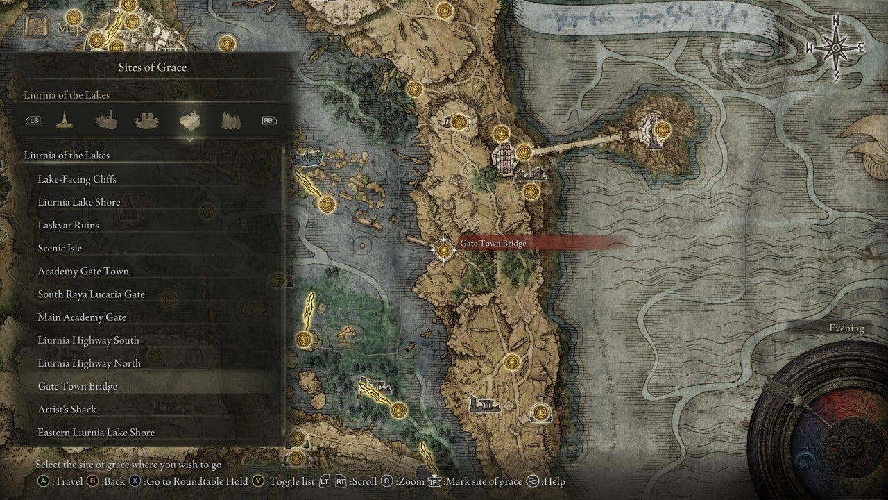 Gate Town Bridge Grace in Elden Ring