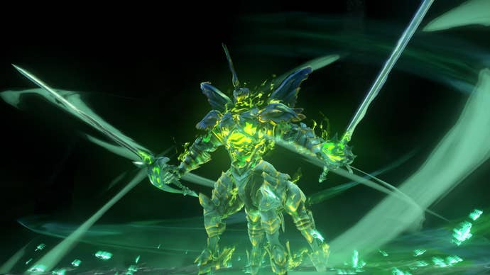 A towering green boss from Granblue Fantasy: Relink.