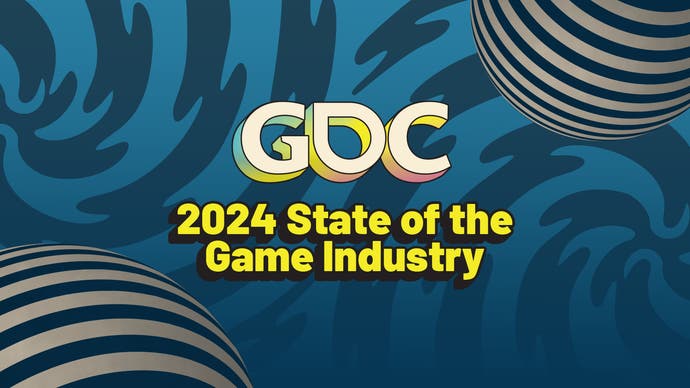 A logo for GDC's 2024 State of the Game Industry report.