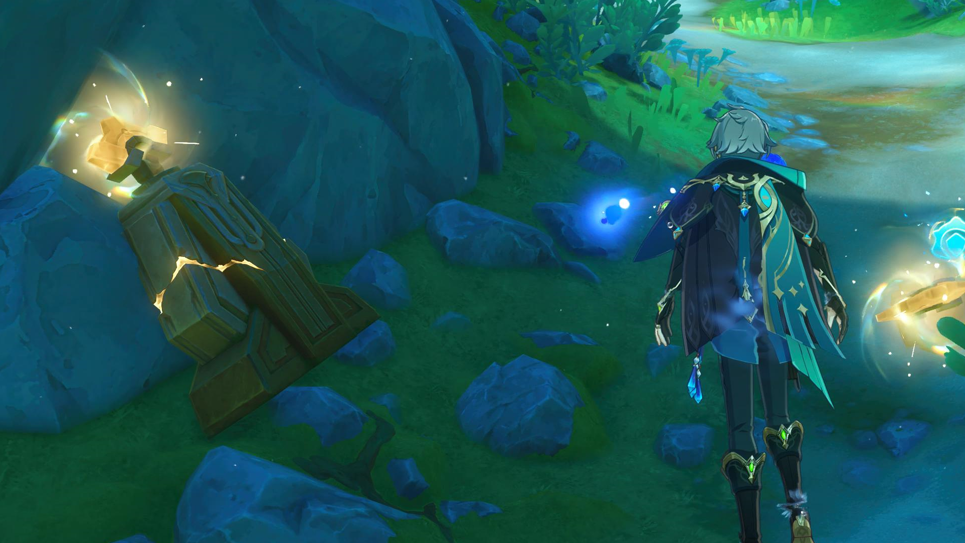 Ousia and Pneuma puzzles are also present under the water