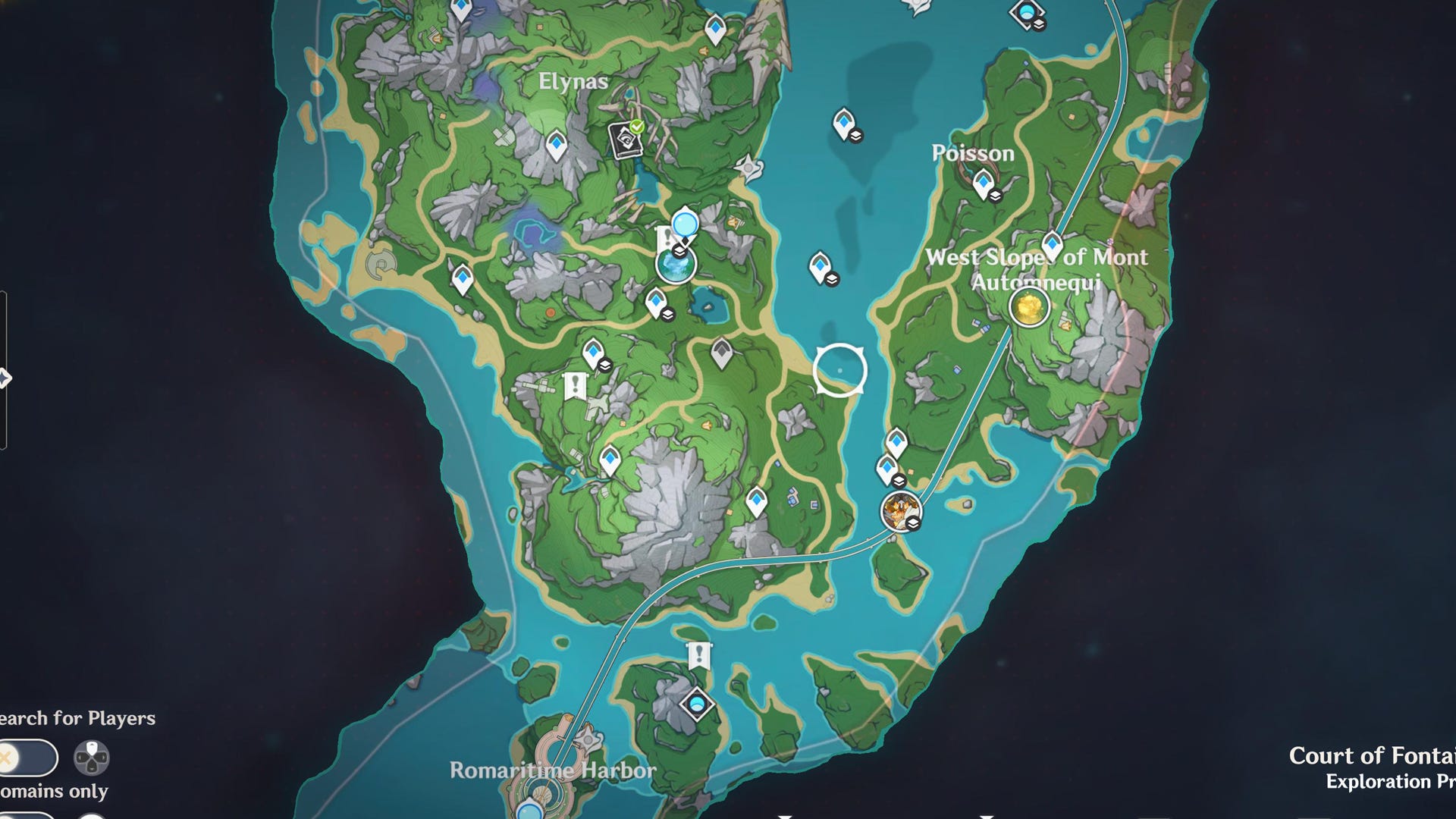 Genshin Impact Swimming and Diving, including diving spots, underwater