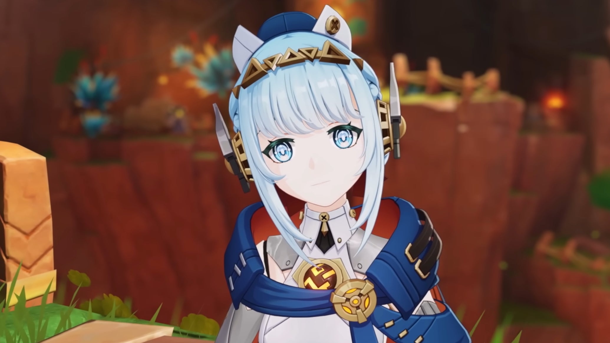 Ineffa in Genshin Impact, staring into the camera - 1