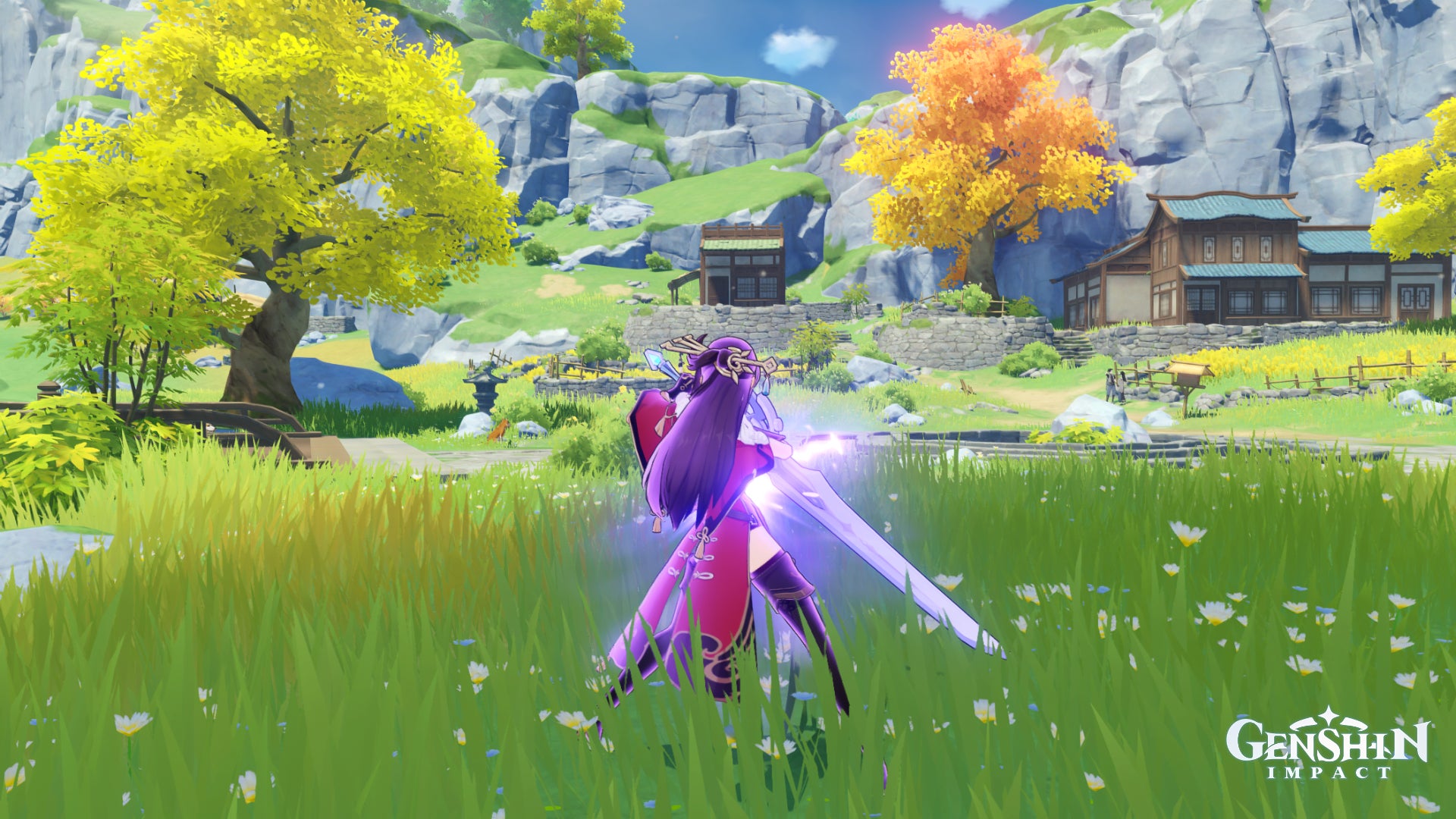 Beidou using her greatsword to send out powerful electro attacks. - 3