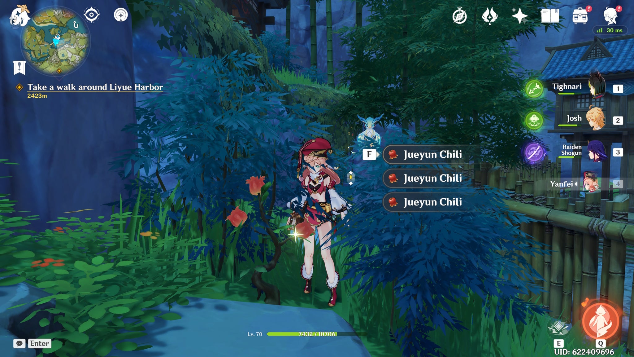 Genshin Impact Jueyun Chili locations and Jueyun Chili farming tips - 11