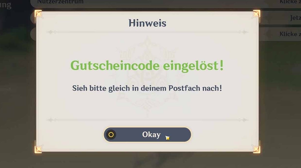 Genshin Impact Codes im Dezember 2024 Gratis Urgestein, Mora, Erz und