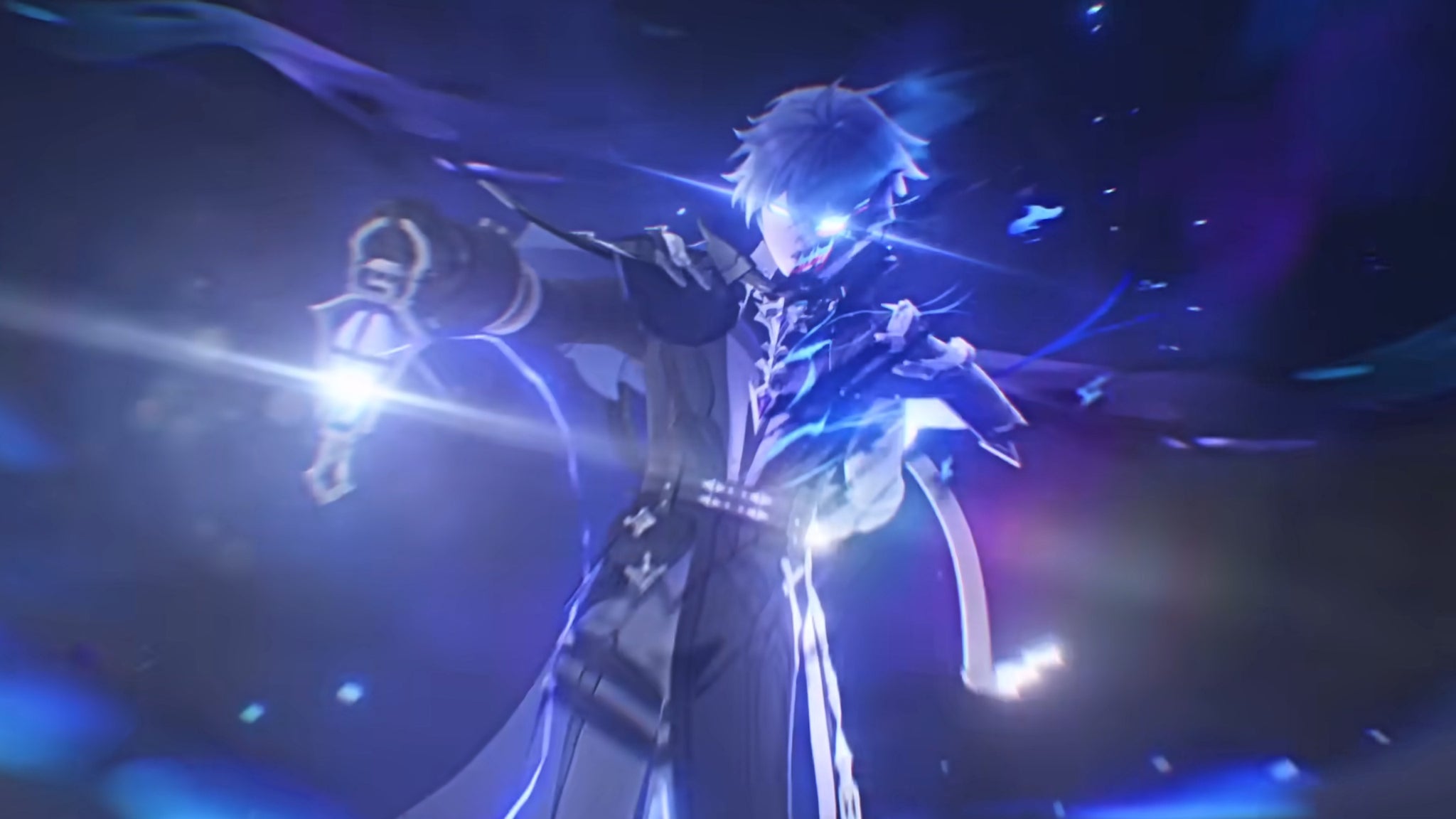 Flins activating his lantern in Genshin Impact - 5