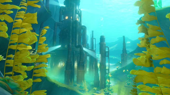 The underwater Fortress of Meropide in Genshin Impact’s 4.1 update