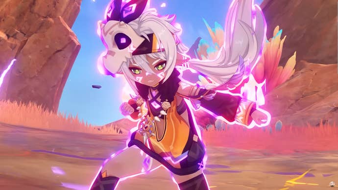 Iansan infusing herself with Electro