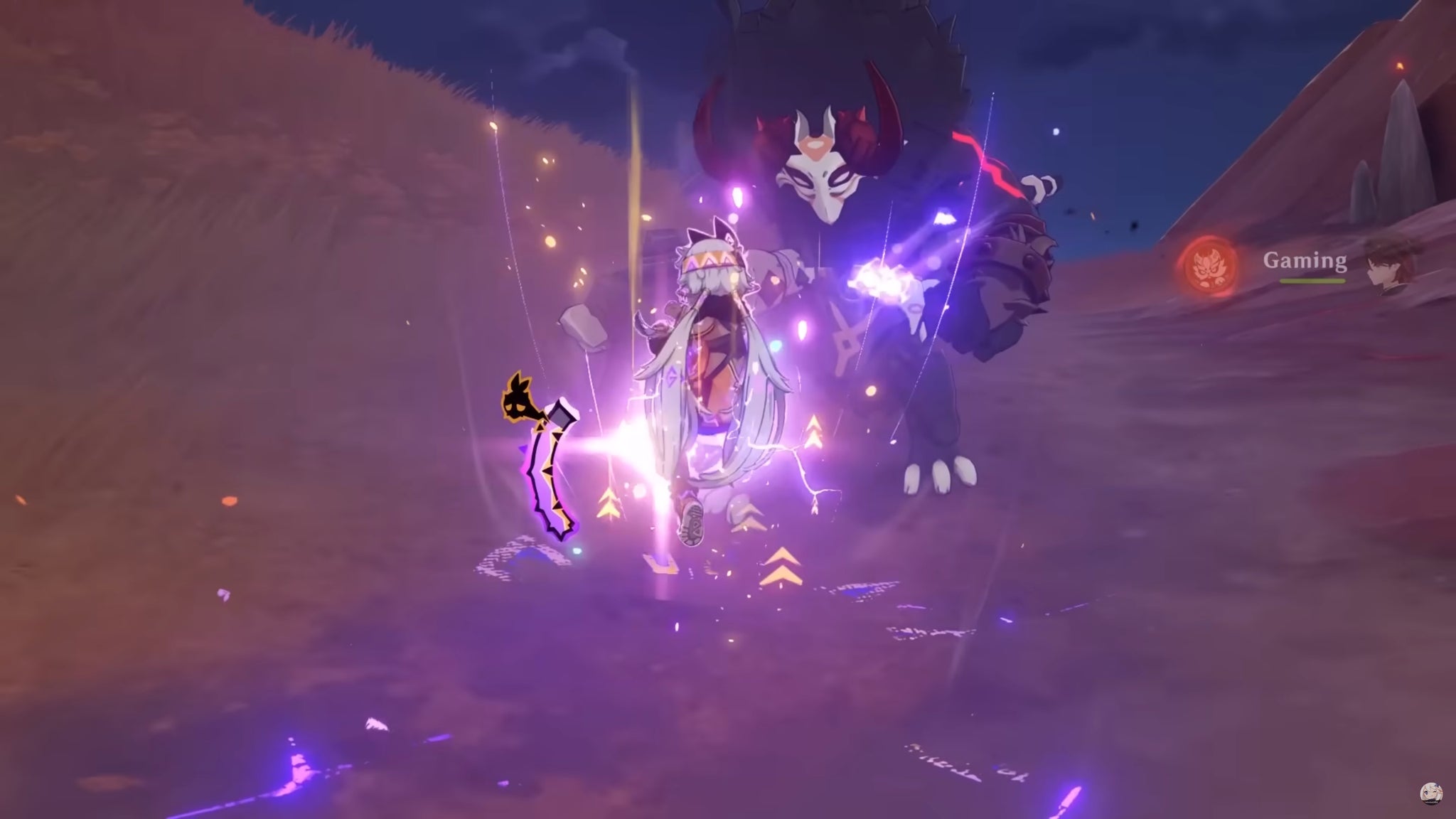 Iansan using an Electro attack in Genshin Impact - 6