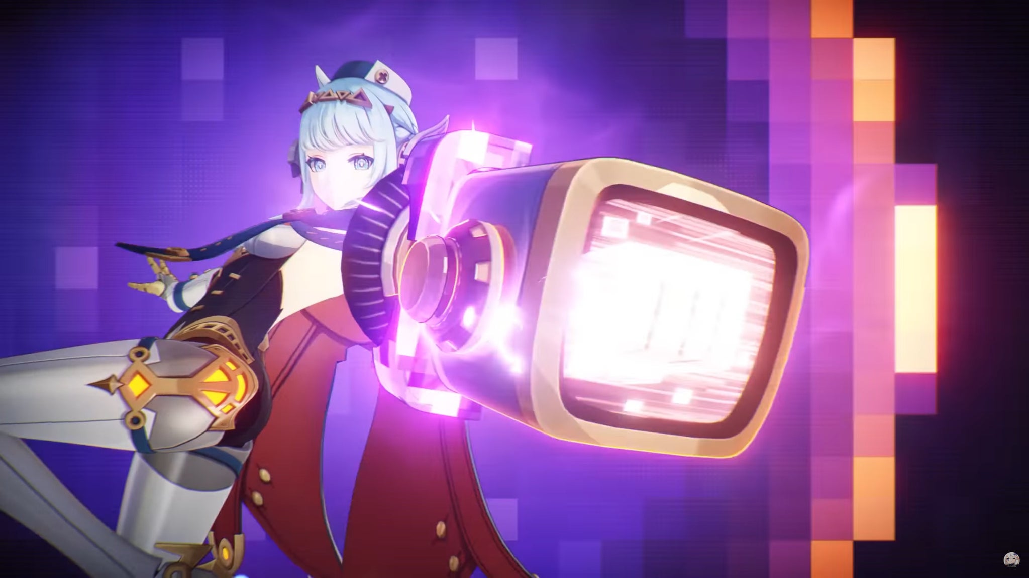 Ineffa using an Electro attack with her robot in Genshin Impact - 6