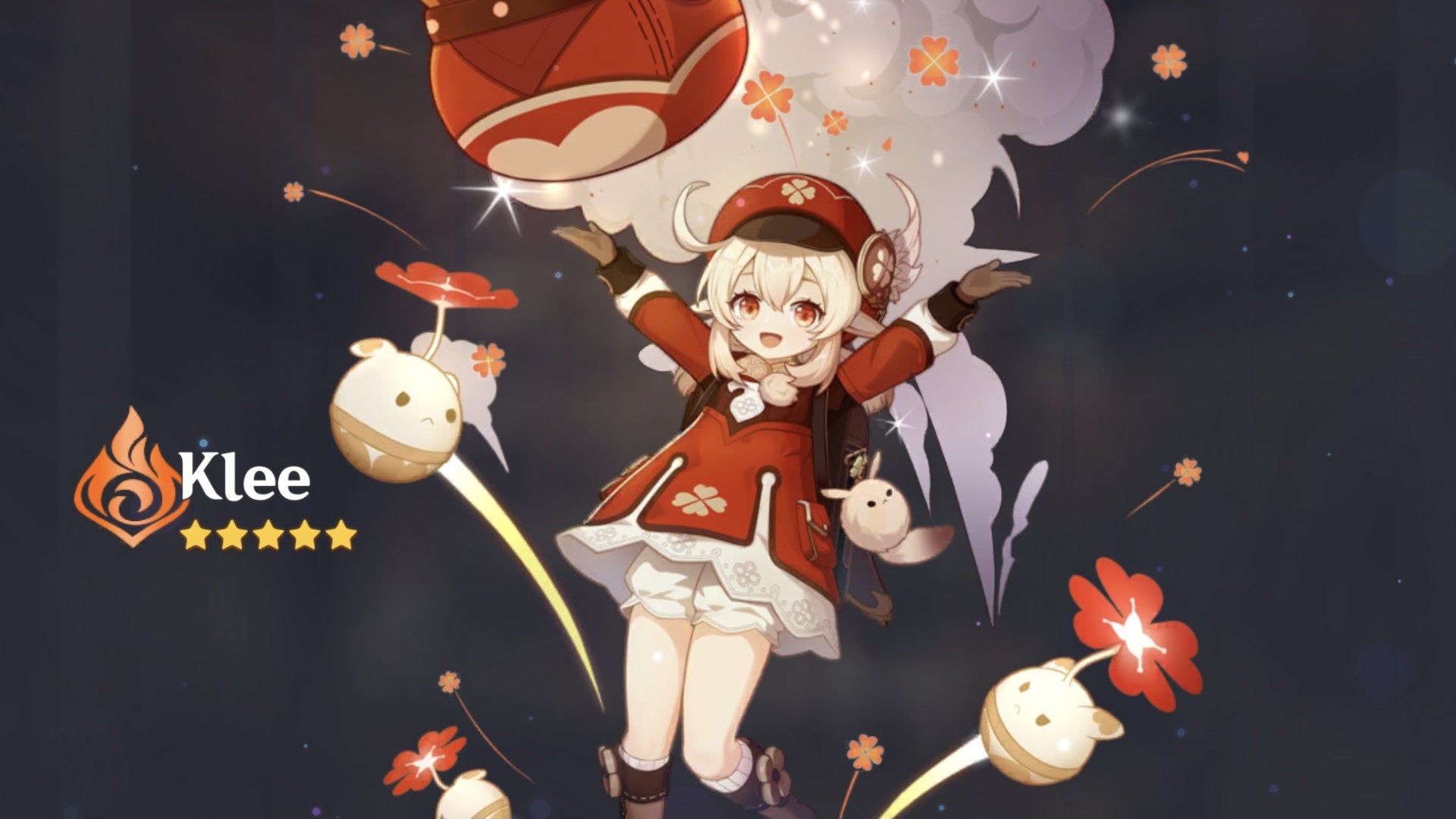 A Genshin Impact screenshot of Klee’s pull screen.