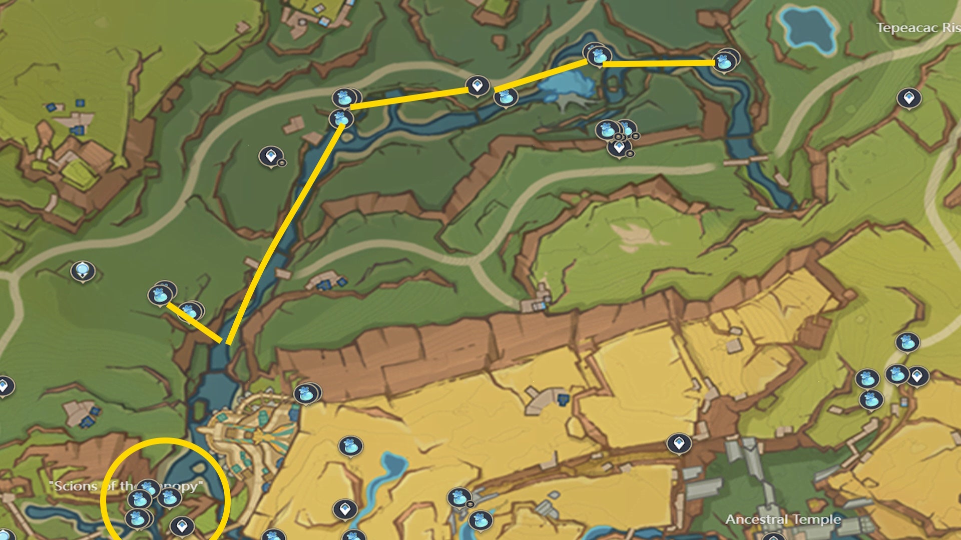 Genshin Impact Quenepa Berry locations and farming - 6