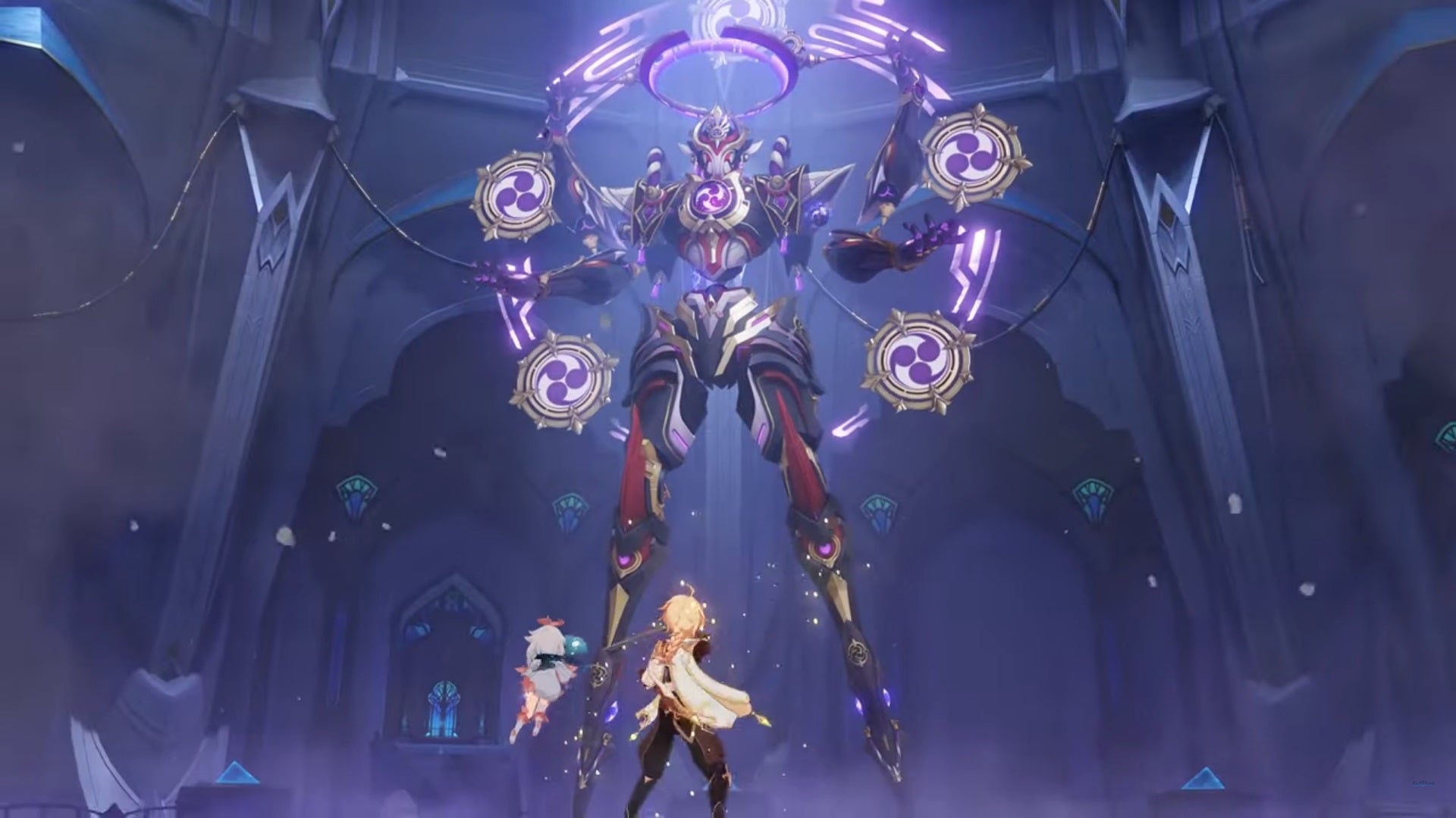 Genshin  Impact version 3.2 header image (scaramouche)