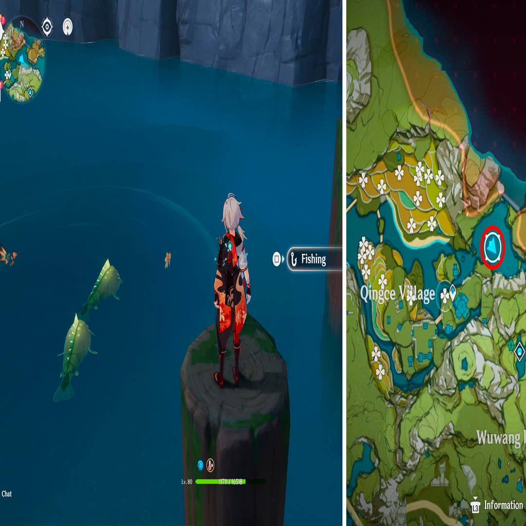 All Genshin Impact fishing spot locations needed to get 'The Catch' polearm  (March 2022)