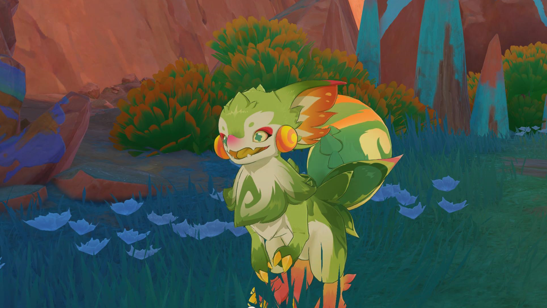 Genshin Impact screenshot showing a yumkasaurus