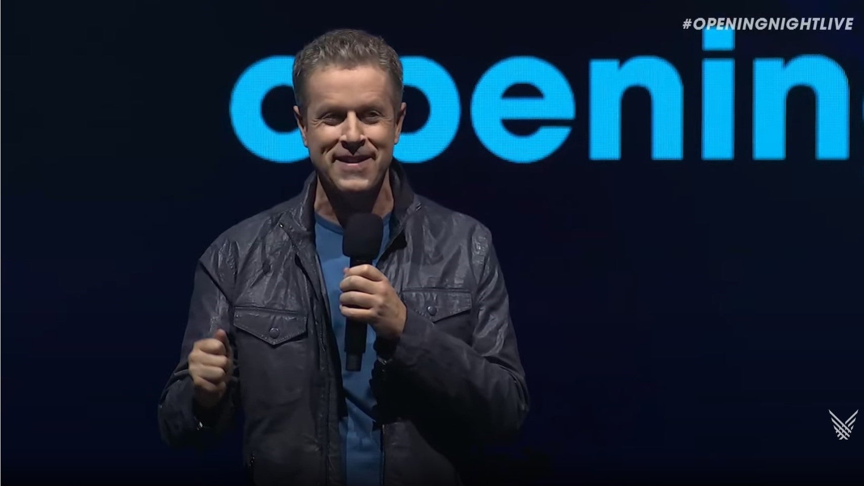 Geoff Keighley hosting Gamescom 2022 Opening Night Live.