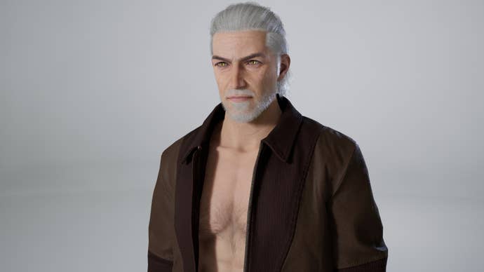 A character in inZOI who looks a lot like Geralt.