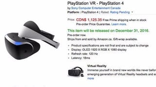 Gerucht: PlayStation VR prijs gelekt