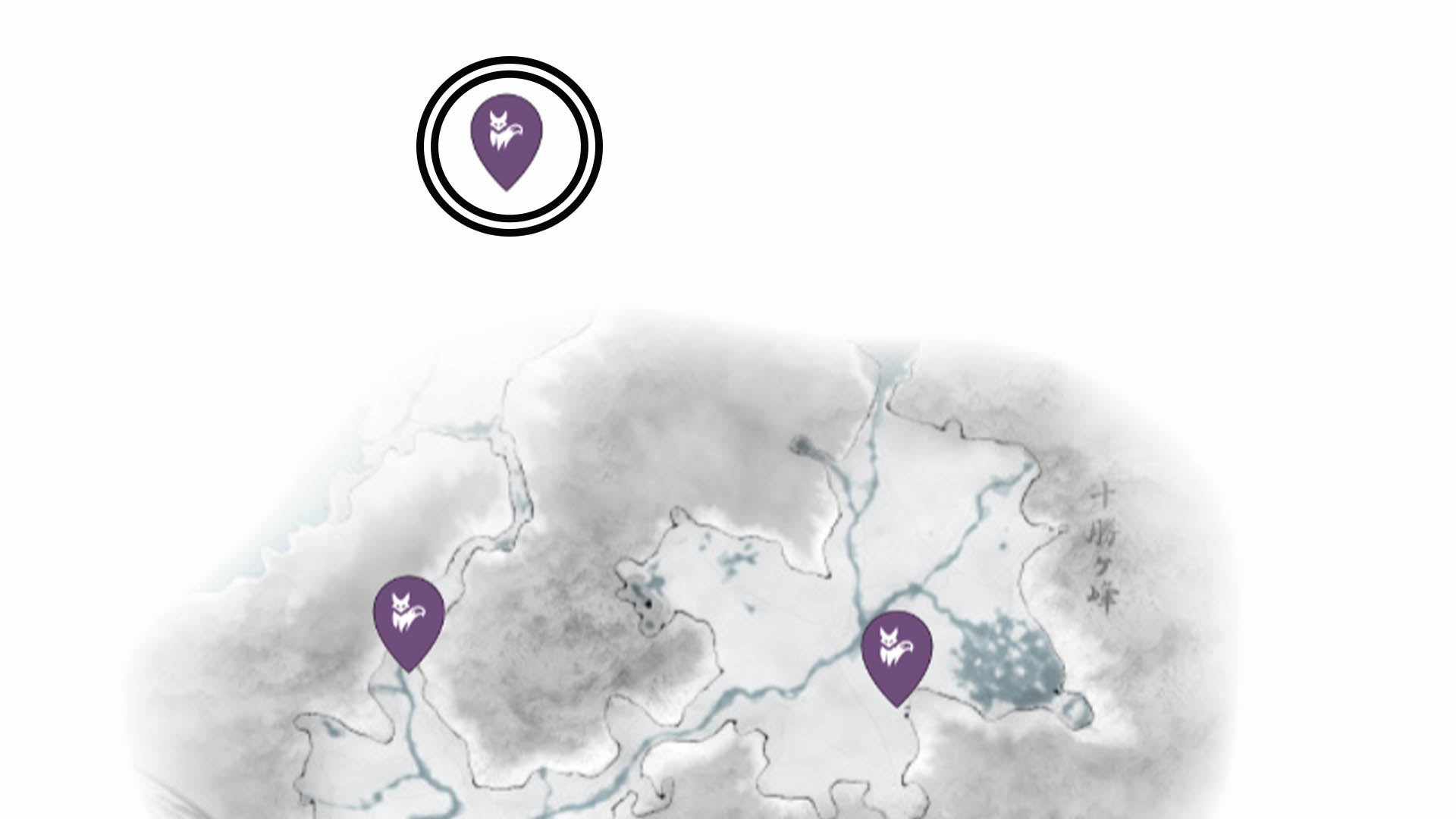 ghost of yotei twin path fox den map location