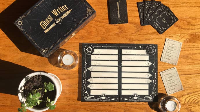 Ghost Writer board game layout