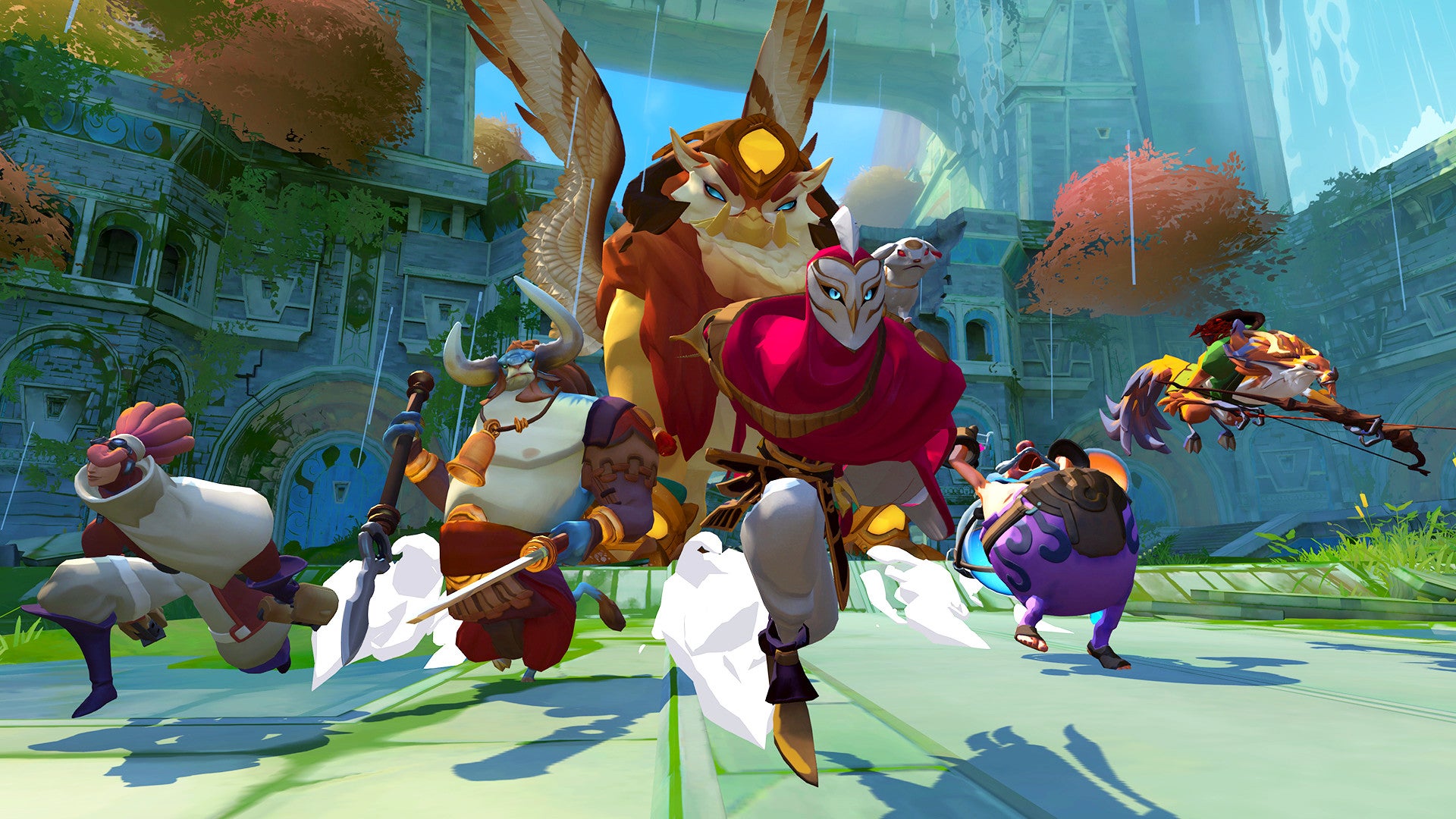 A team of heroes in Gigantic