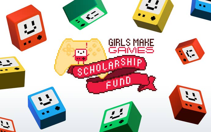 Girls Make Games Scholarship Fund logo