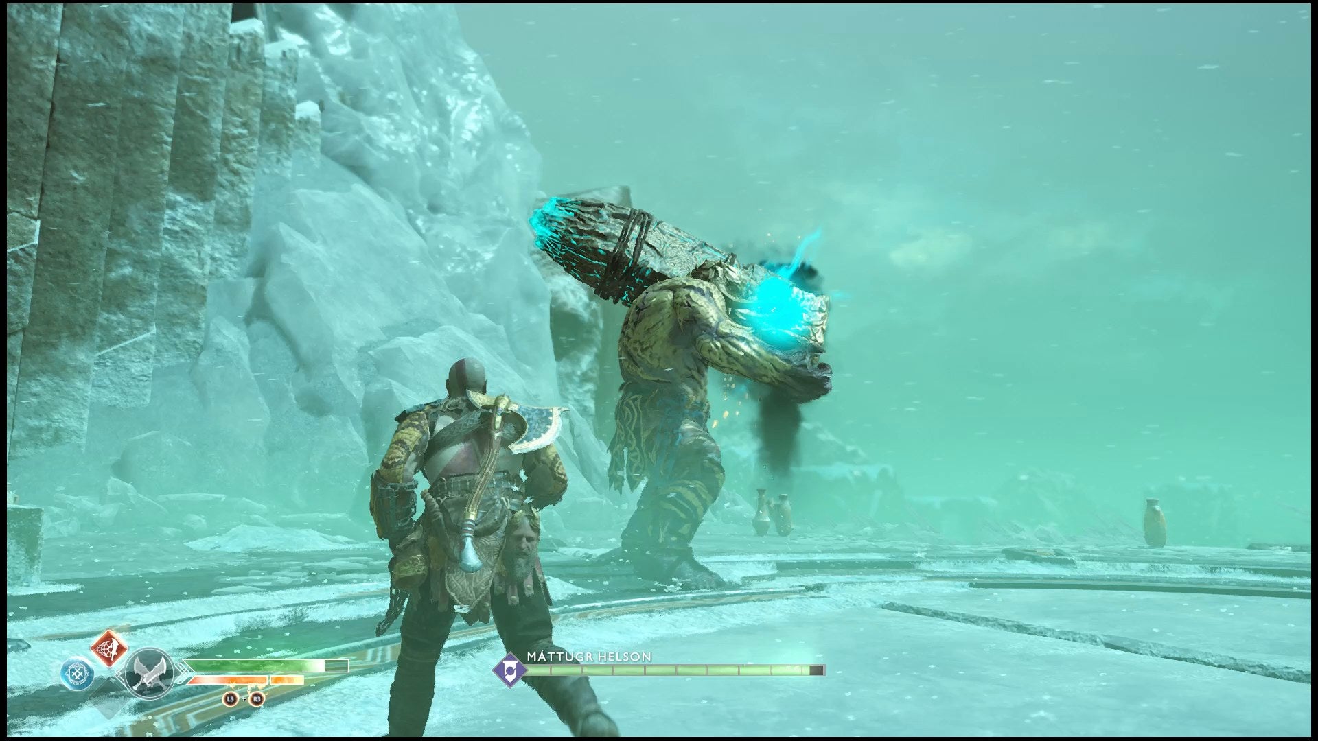 God of War: How to Beat the Bridge Keeper Mattugr Helson Boss Fight - 4