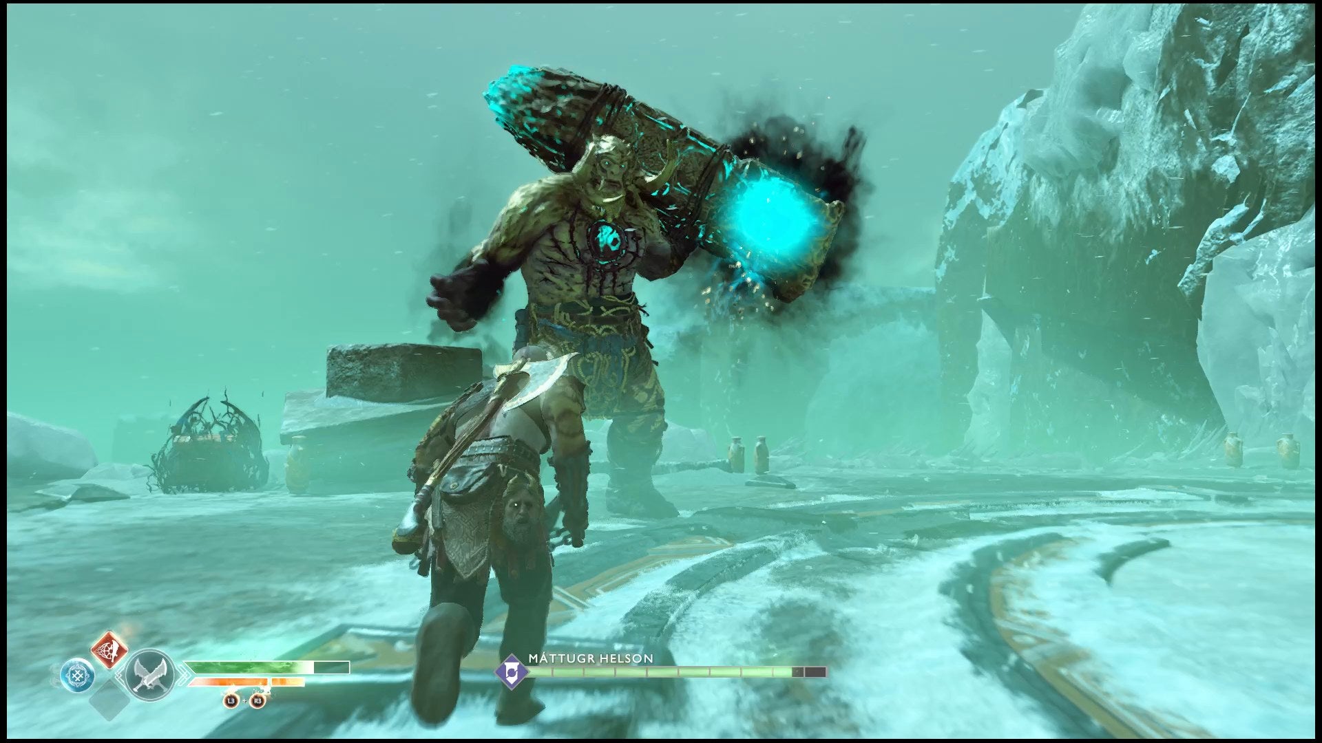 God of War: How to Beat the Bridge Keeper Mattugr Helson Boss Fight - 5