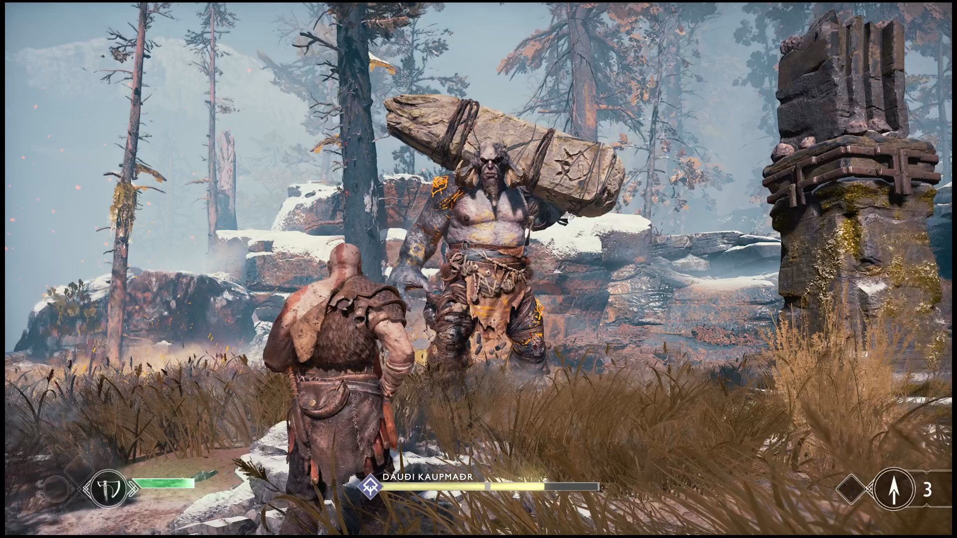 God of War: How to Beat the Dauoi Kaupmaor Boss Fight - 3