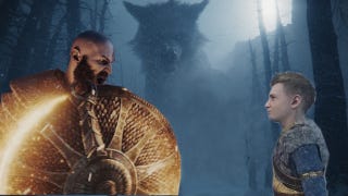 God of War Ragnarök: Kratos spielt mit seiner Beute, sagen die Kampfdesigner
