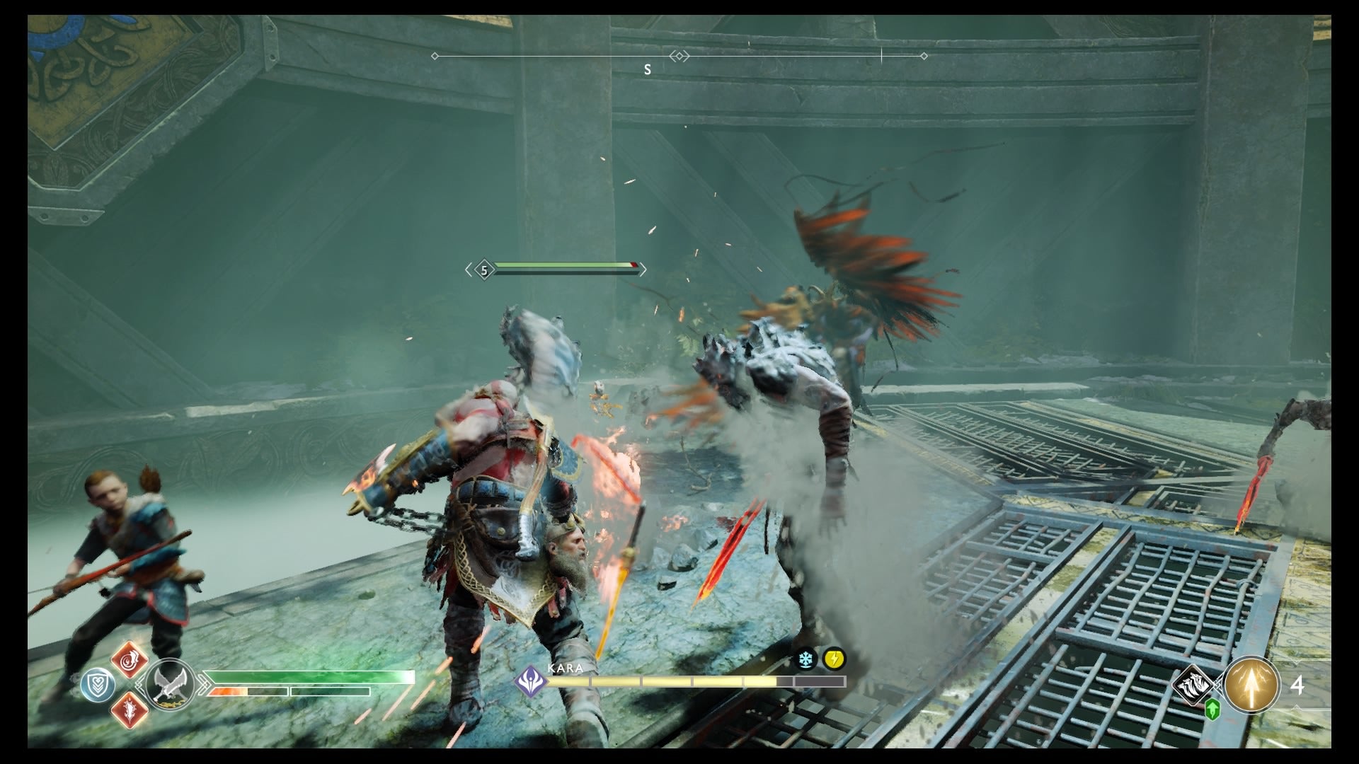 God of War Walküre Eir besiegen Eurogamer.de