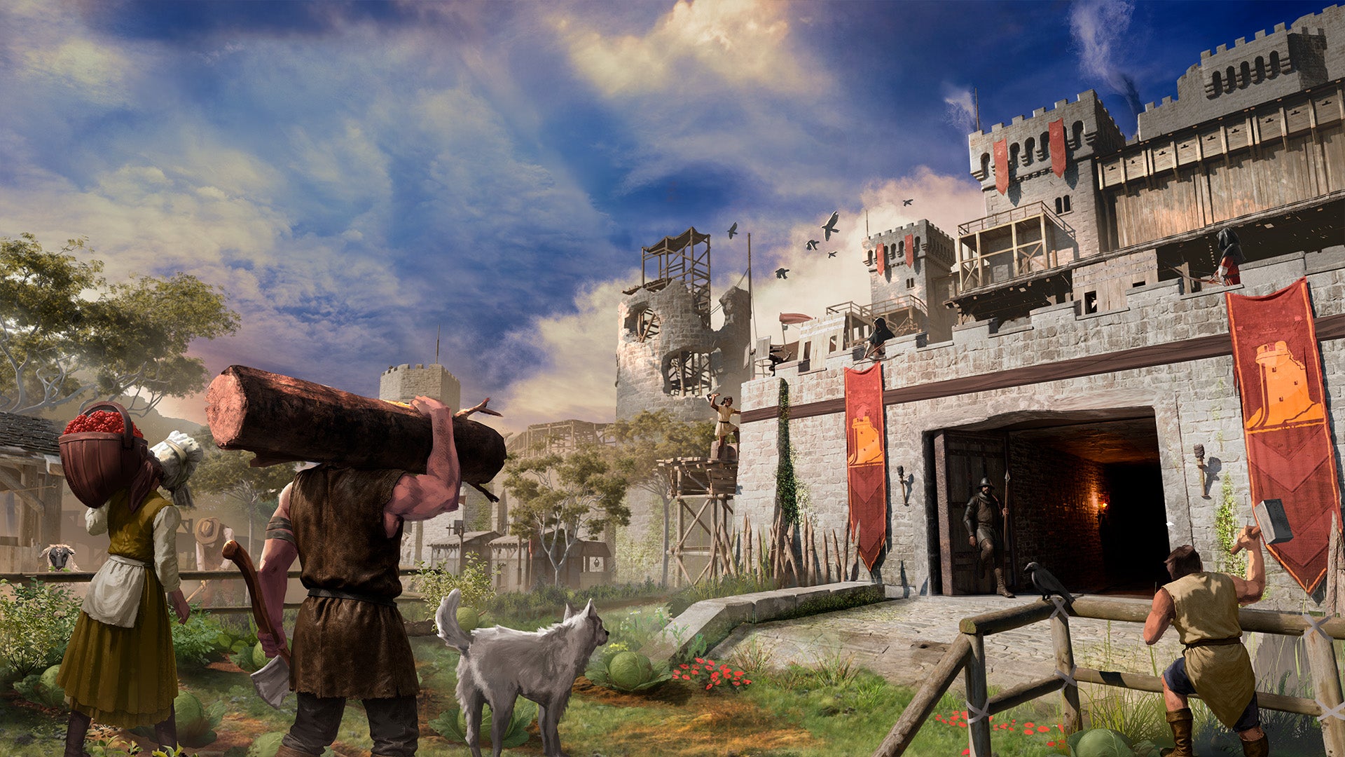 The very Rimwold-esque Going Medieval hits 1.0 today after almost five years of early access