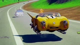 Goku conduz um carro nestas imagens de Dragon Ball Z: Kakarot