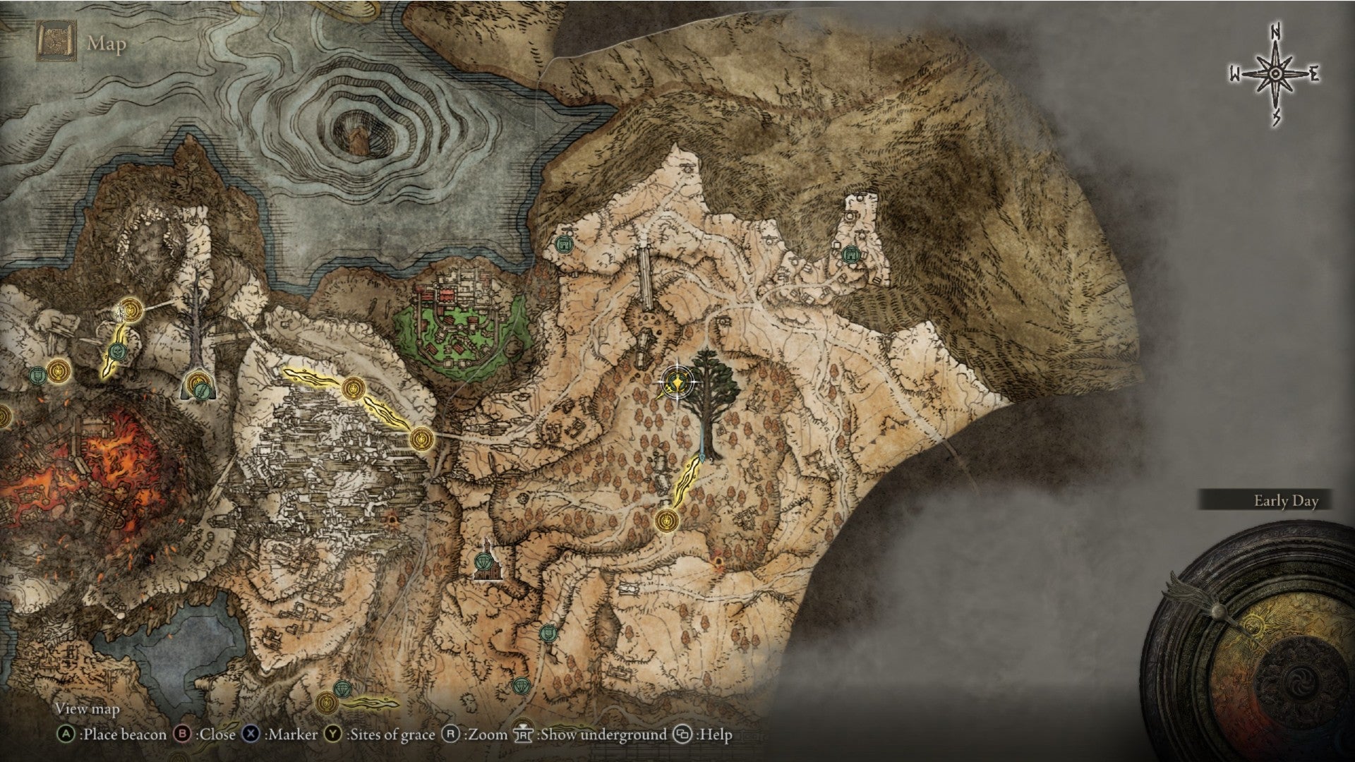 Elden Ring Golden Seed Atlus Plateau Minor Erdtree map location - 16