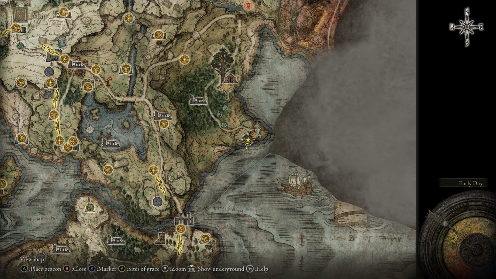 Elden Ring Golden Seed Fort Haight map location - 20