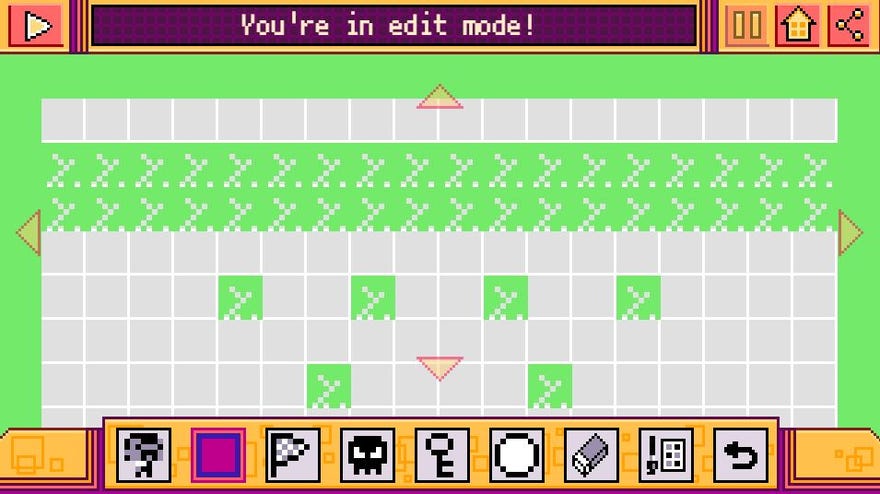 A Breakout clone in ‘edit mode’ in today’s Google Doodle celebrating the work of Jerry Lawson.