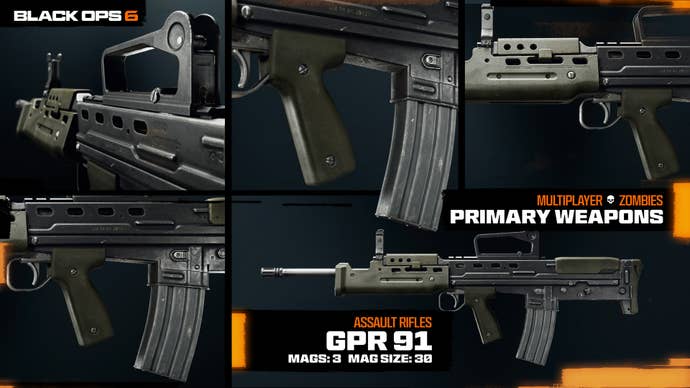 The GPR 91 in Call Of Duty: Black Ops 6.