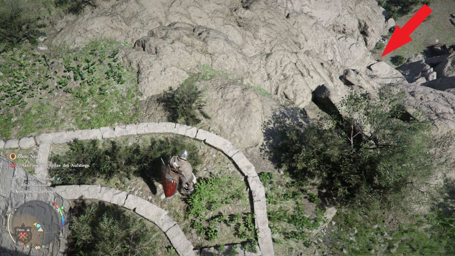Fpoxx Crimson Desert: Zum Nest - Spitze des Aufstiegs und der Himmelsweg ...