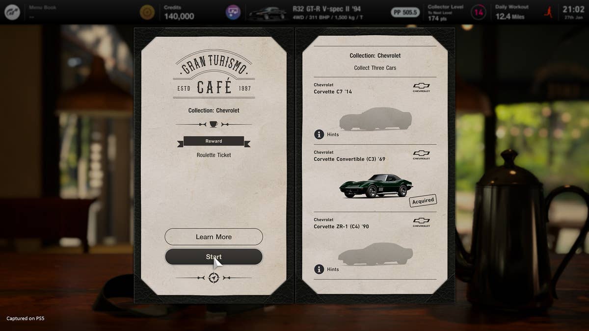 Hướng Dẫn Gran Turismo 7 - Làm Chủ Tay Lái Hướng Dẫn Gran Turismo 7 - Khởi Động Với GT Cafe Menu