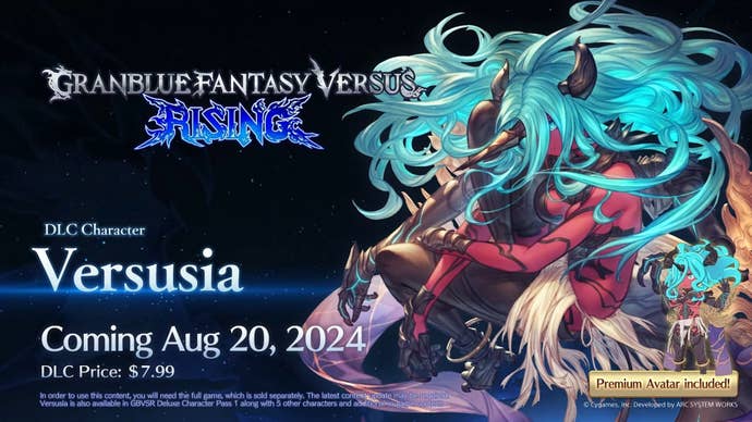 Versusia in Granblue Fantasy Versus: Rising.