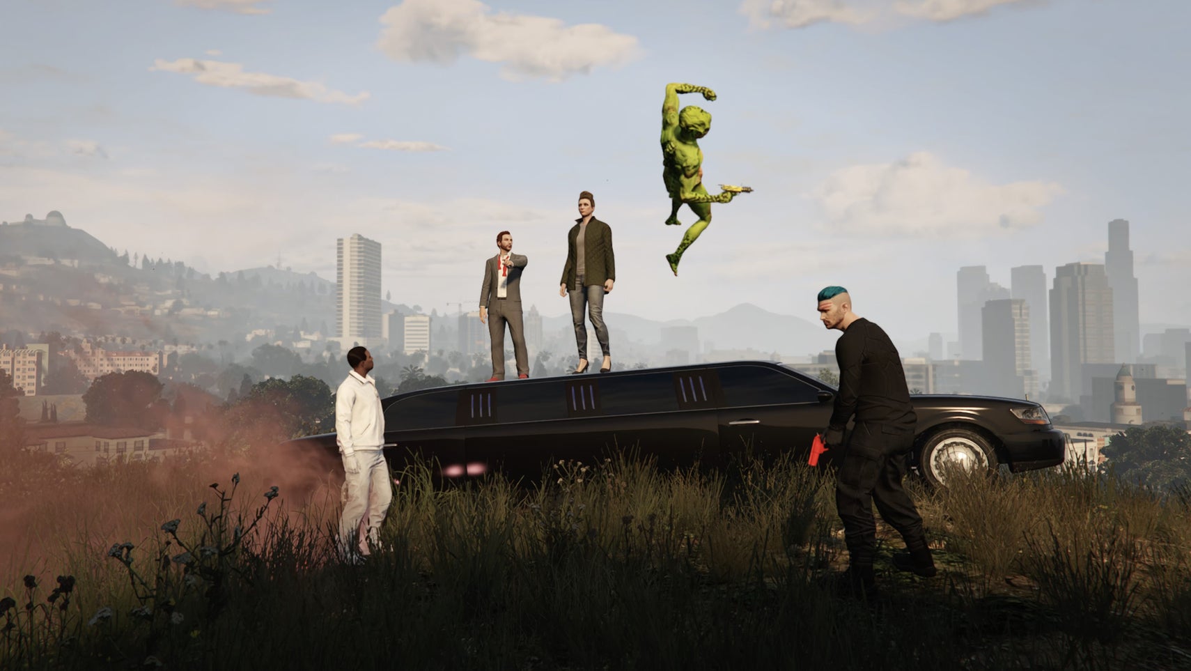 A scene in Grand Theft Hamlet. - 1