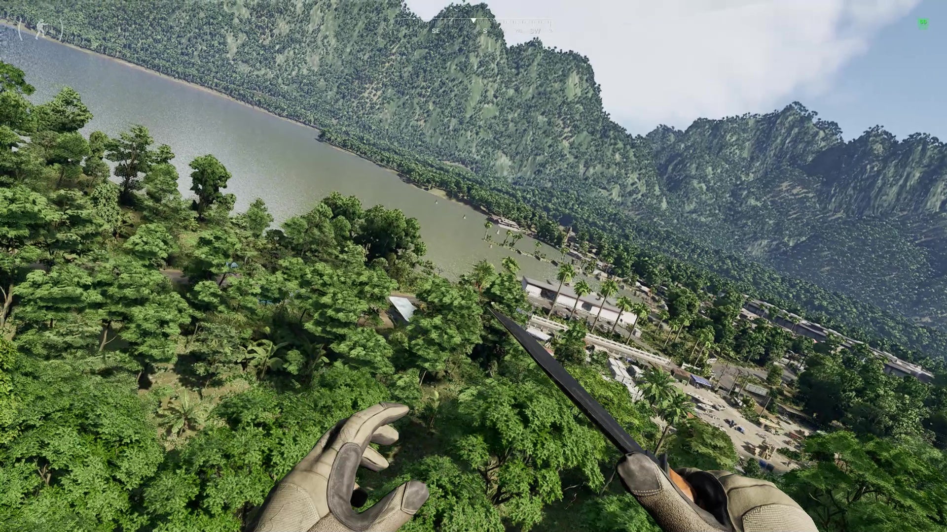 Flying over a lovely green vista in Gray Zone Warfare - 3