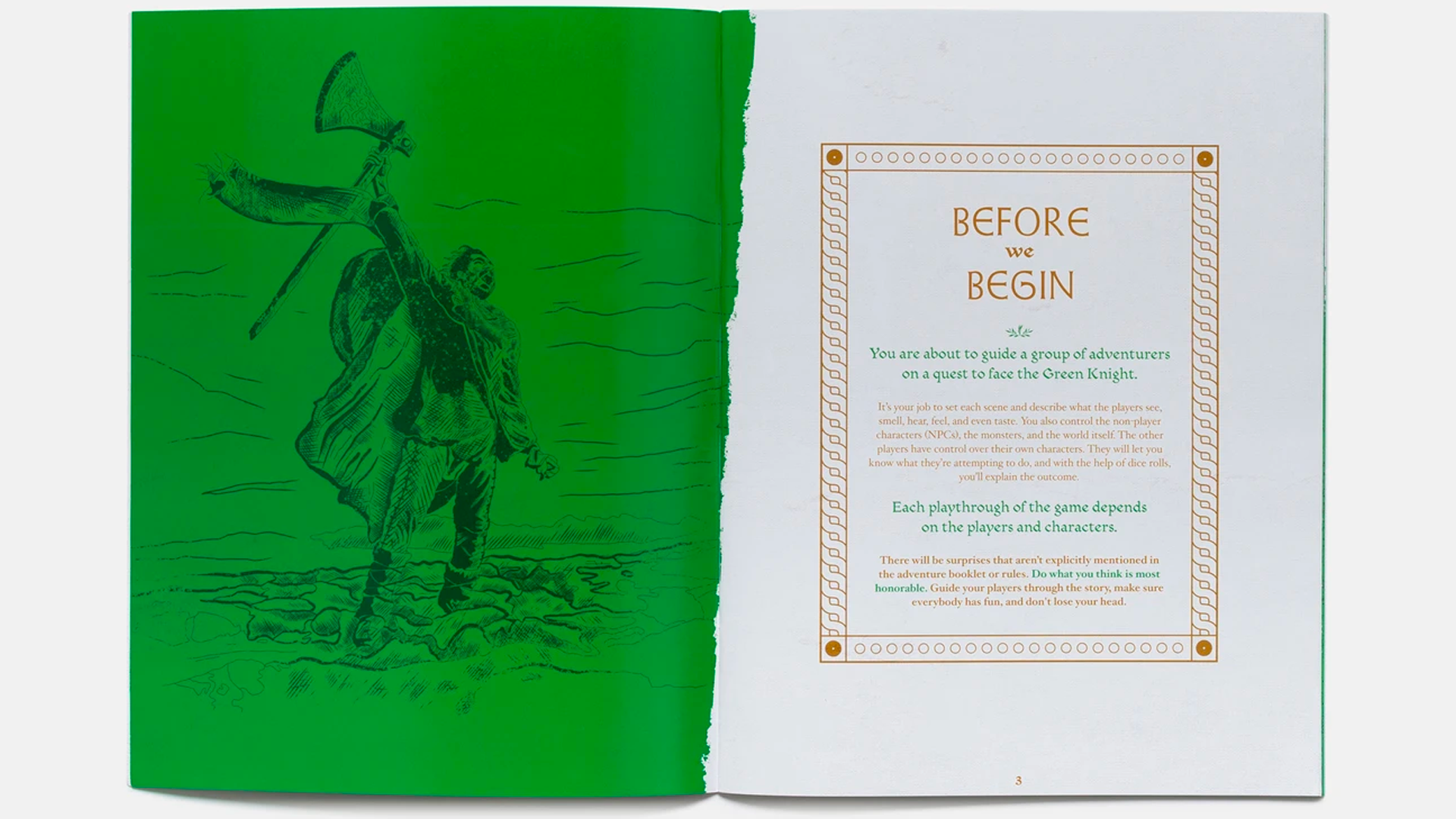 The Green Knight RPG turns the standout fantasy film into a familiar